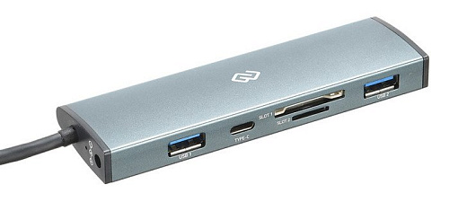 USB-хаб Digma HUB-2U3.0СCR-UC-G