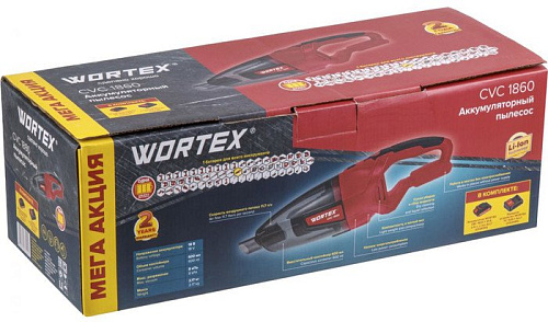 Автомобильный пылесос Wortex CVC 1860 (с 1-им АКБ)