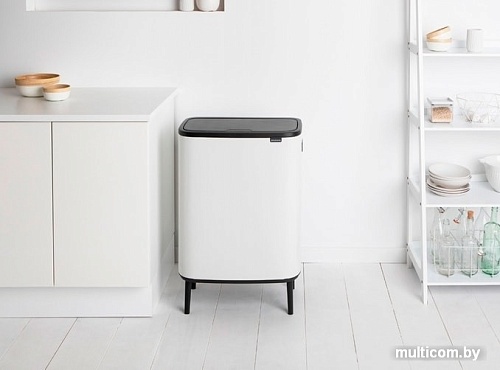 Brabantia Bo Touch Bin Hi 60 л (белый)