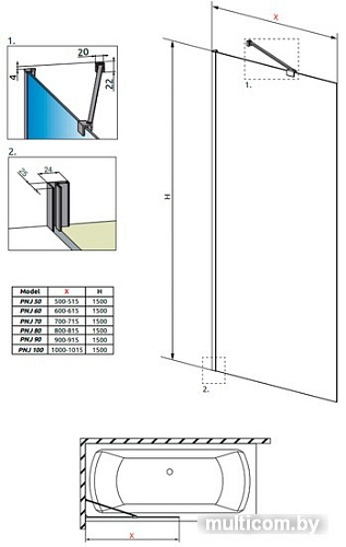 Radaway Idea PNJ 70