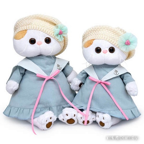 Классическая игрушка BUDI BASA Collection Ли-Ли в морском платье и вязаном берете LK24-106 (24 см)