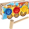 Молоточек WoodLand Toys Паровоз 3 отверстия 115208