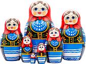 Развивающая игра Брестская Матрешка В польском народном костюме (набор 7 шт)