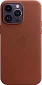 Чехол для телефона Apple MagSafe Leather Case для iPhone 14 Pro Max (темно-коричневый)