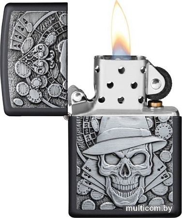 Зажигалка Zippo Black Matte 49183