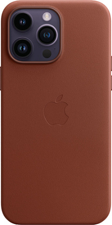 Чехол для телефона Apple MagSafe Leather Case для iPhone 14 Pro Max (темно-коричневый)