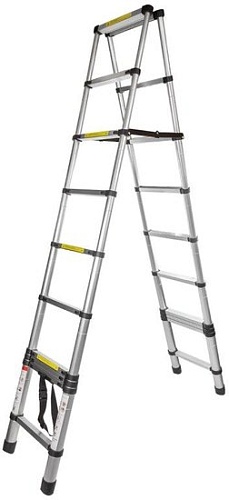 Лестница-стремянка ForceKraft BL-TA290 (2x9 ступеней)
