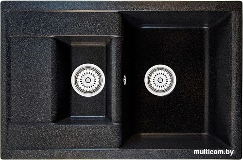 Кухонная мойка Berge 7612 (черный)