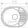Врезная кухонная мойка Polygran Tolero R-122