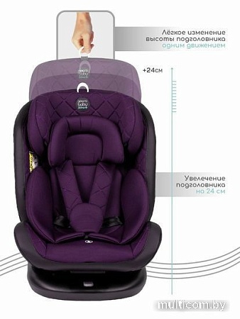 Детское автокресло Amarobaby Brilliant Isofix AMARO-2003-BrF (фиолетовый)