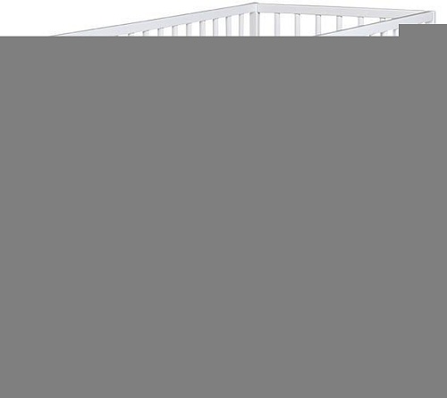 Классическая детская кроватка Micuna Mountain 60x120 (white)