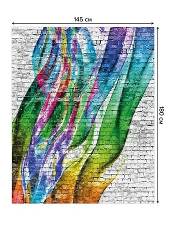 Скатерть JoyArty Красочные потеки tcox_21246_180x145