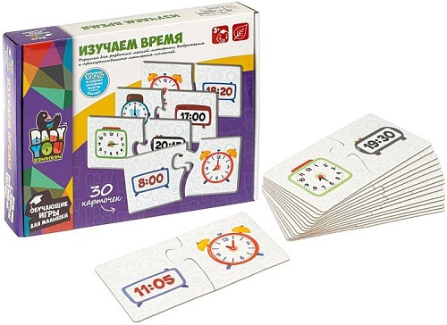 Мозаика/пазл Bondibon Изучаем время ВВ4823