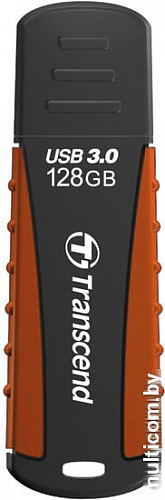 USB Flash Transcend JetFlash 810 128GB (черный/синий)