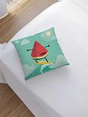 Чехол на подушку JoyArty Арбуз на серфе sl_15651