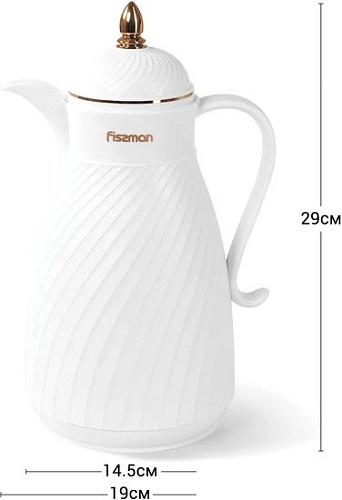 Кувшин-термос Fissman 9834 1л (белый)