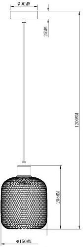Подвесная люстра Moderli Olivia V11034-1P