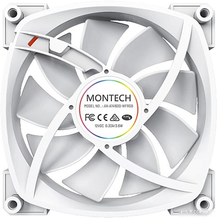 Вентилятор для корпуса Montech AX140 PWM (белый)