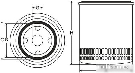 Масляный фильтр SCT SM102