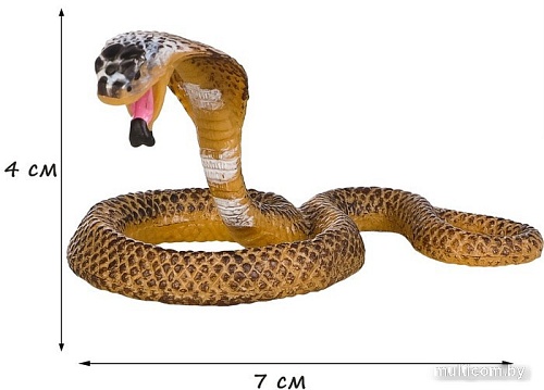 Фигурка Masai Mara Мир диких животных. Змея Кобра MM218-160