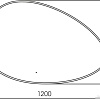 Зеркало Abber Kontur AG6301SCL-1.2