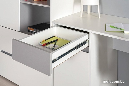 Стол Mobi Торонто 12.149 (белый PE шагрень/стальной серый 1700 PE)