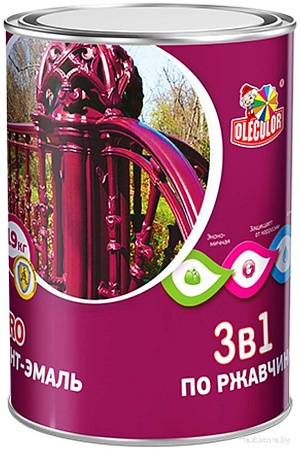 Olecolor 3 в 1 по ржавчине 1014 0.9 кг (слоновая кость)