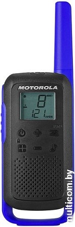 Портативная радиостанция Motorola T62 Walkie-talkie (черный/красный)