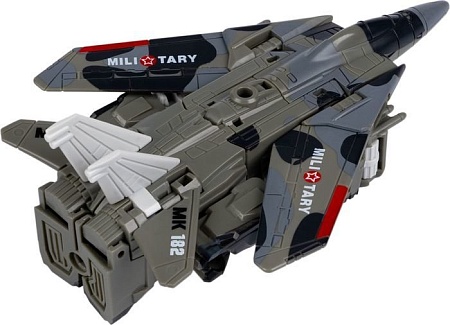 Трансформер Bondibon Самолет военный 2 в 1 ВВ6070-А