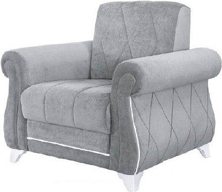 Интерьерное кресло Нижегородмебель Роуз ТК 123 (энерджи грей 18)