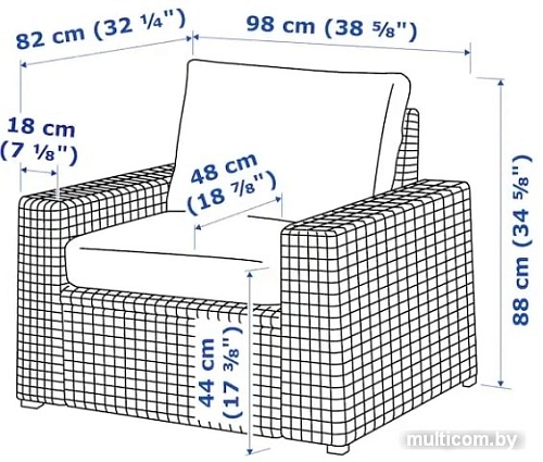 Кресло Ikea Соллерон 292.877.42