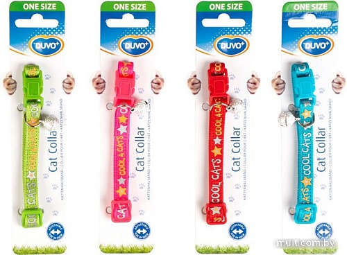Ошейник Duvo Plus Cool Сats 11168/DV (голубой)