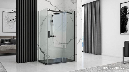 Душевой поддон Rea Stone 100x80 (черный)