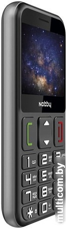 Мобильный телефон Nobby 240B (черный/серый)