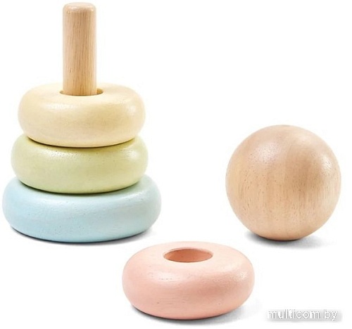 Пирамидка Plan Toys Кольца 5380