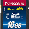 Карта памяти Transcend SDHC Class 10 UHS-I Premium 16Gb (TS16GSDU1)