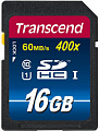 Карта памяти Transcend SDHC Class 10 UHS-I Premium 16Gb (TS16GSDU1)