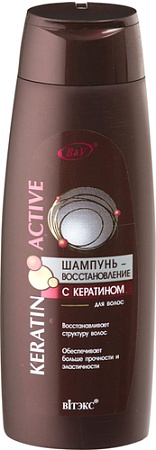 Шампунь Витэкс Keratin Active восстановление 400 мл