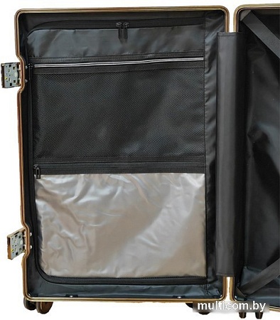 Чемодан DoubleW E087# (S, темно-зеленый)