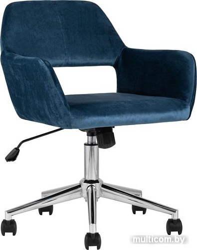 Кресло Stool Group Ross велюр (синий)