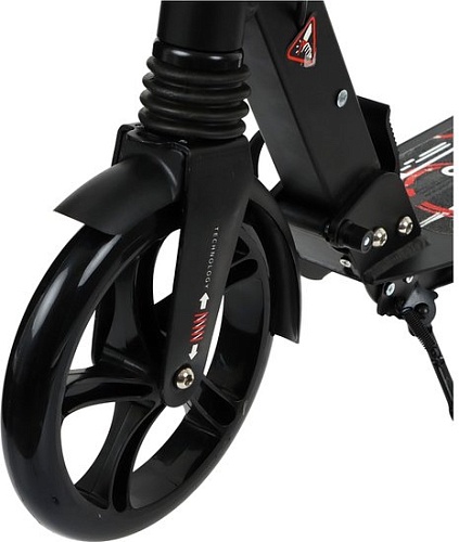 Двухколесный детский самокат Graffiti 1738611 (черный)