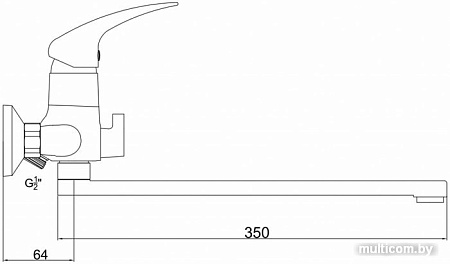Смеситель Gross Aqua Basic 7211257C-35F