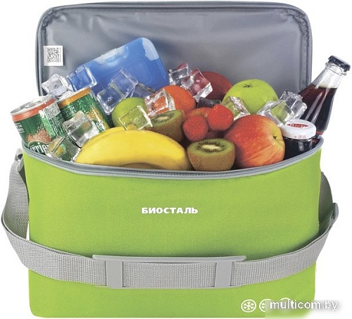 Термосумка BIOSTAL Кантри TCD-G 10л (зеленый лайм)