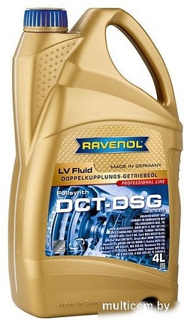 Трансмиссионное масло Ravenol DCT-DSG LV Fluid 4л
