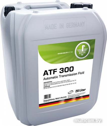 Трансмиссионное масло Rektol ATF 300 20л