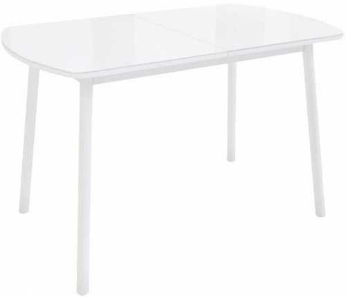 Обеденный стол Listvig Винер 120-152x70 (белый)
