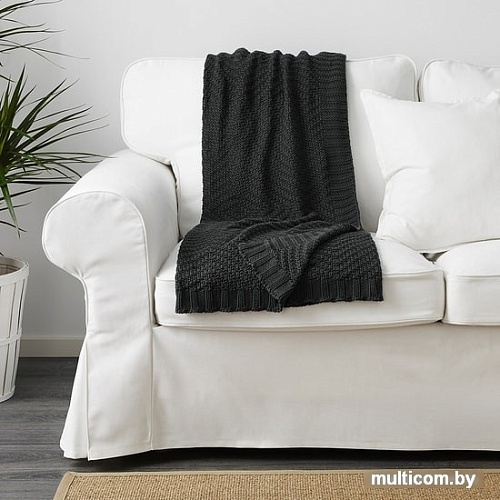 Плед Ikea Эннианн 130x170 403.522.84 (темно-серый)