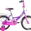 Детский велосипед Novatrack Vector 16 2020 163VECTOR.LC20 (фиолетовый/розовый)