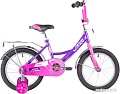 Детский велосипед Novatrack Vector 16 2020 163VECTOR.LC20 (фиолетовый/розовый)
