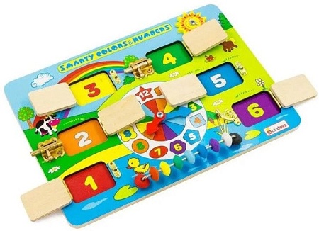 Бизиборд Alatoys Smarty colors & Numbers ВВ501
